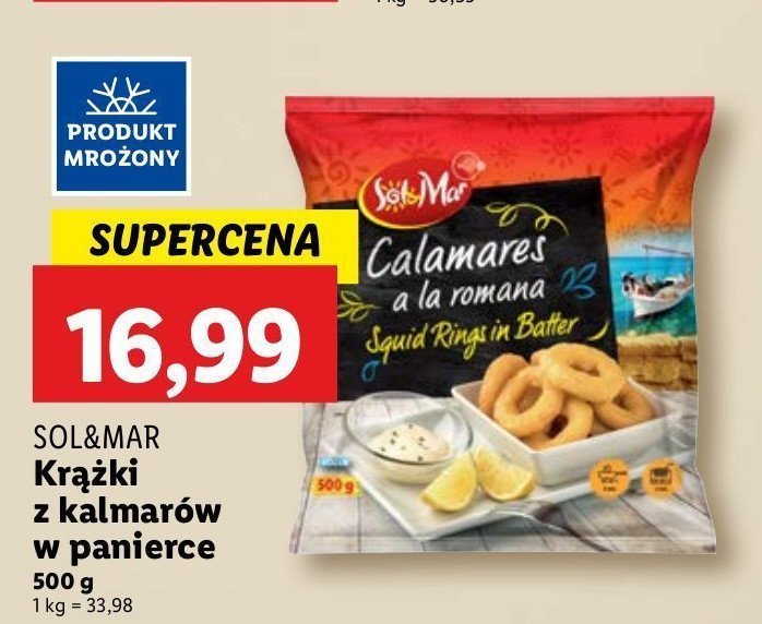 Kalmary w cieście Sol&mar promocja