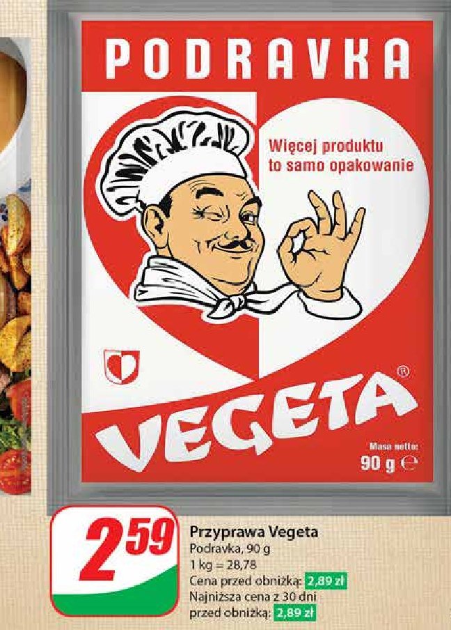 Przyprawa do potraw czerwona Vegeta promocja