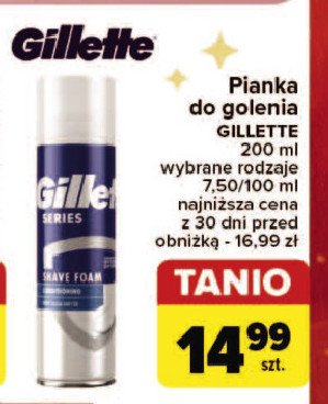 Żel do golenia pure & sensitive Gillette series promocja