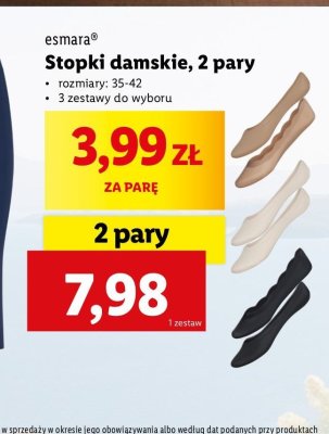 Stopki damskie 35-42 Esmara promocja