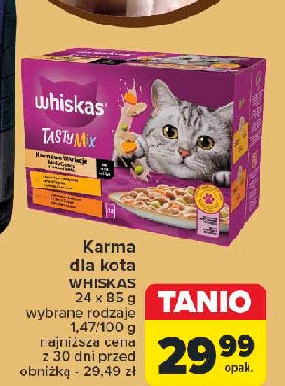 Karma wybór szefa kuchni Whiskas tasty mix promocja