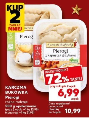 Pierogi z kapustą i grzybami różne rodzaje promocja w Kaufland