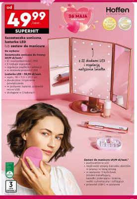 Szczoteczka soniczna do twarzy Hoffen promocja