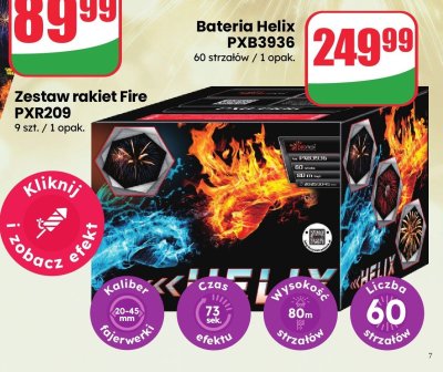 Zestaw rakiet Fire PXR209 promocja w Dino