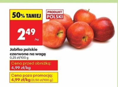 Jab艂ko promocja w Biedronka