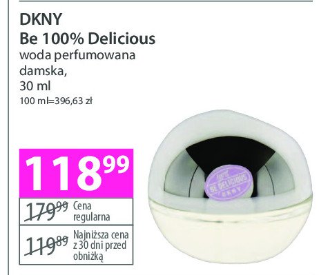 Woda perfumowana Dkny be delicious promocja w Hebe