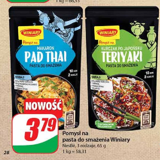 Makaron pad thai Winiary pomysł na ... promocja