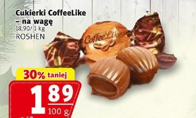 Cukierki CoffeeLike na wagę ROSHEN promocja w Prim Market
