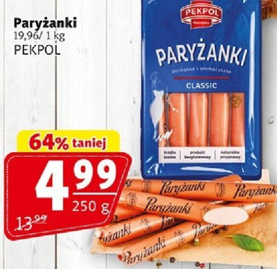 Parzyżanki 19,96/ 1 kg PEKPOL promocja w Prim Market