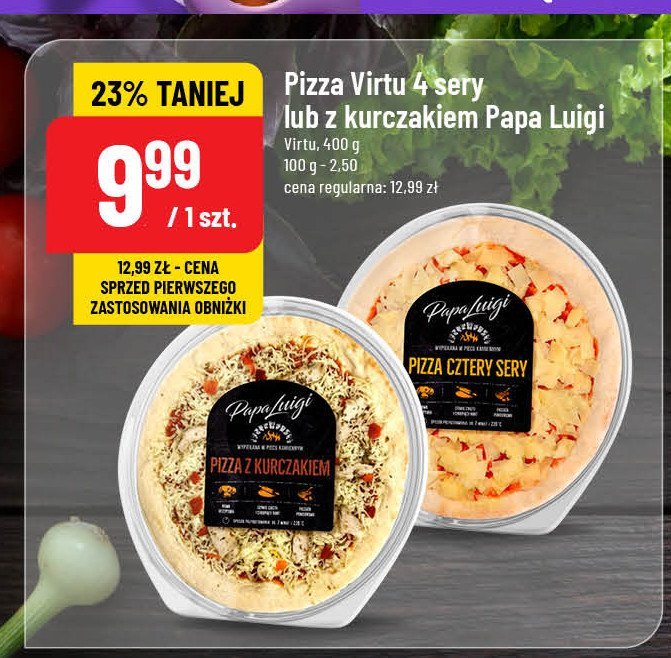 Pizza z kurczakiem Papa luigi promocja