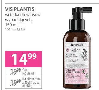 Wcierka do włosów Vis plantis pharma care promocja