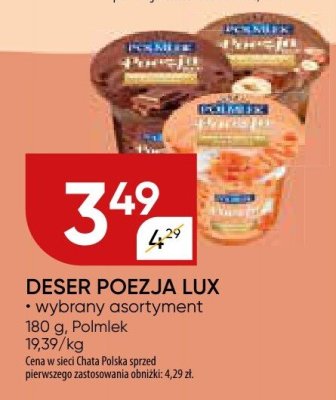 Deser poezja lux promocja w Chata Polska