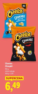 Chipsy Cheetos Chrąpki różne rodzaje promocja w Lidl