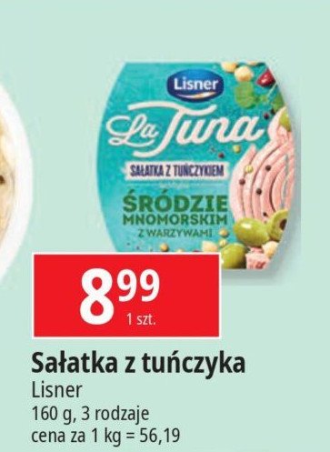 Sałatka z tuńczykiem w stylu śródziemnomorskim Lisner la tuna promocja w Leclerc