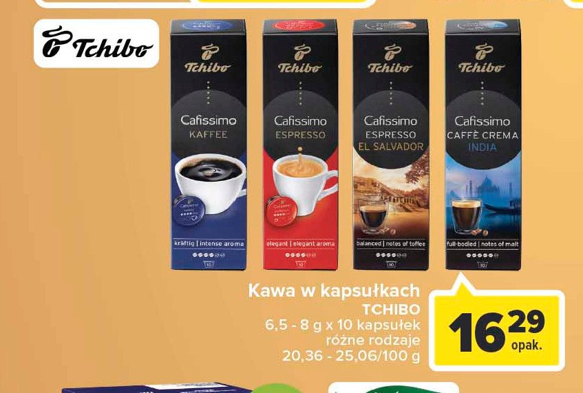 Kawa entkoffeiniert Tchibo cafissimo Tchibo cafe promocja