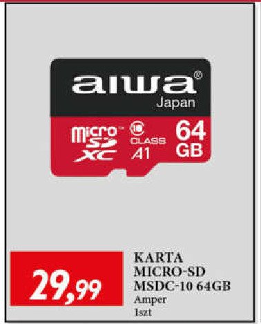 Karta micro-sd 64gb AIWA promocja