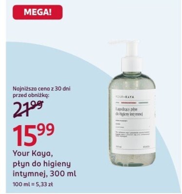 Płyn do higieny intymnej Your Kaya, 300 ml promocja w Rossmann