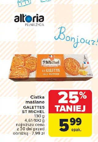 Ciasteczka maślane St michel promocja