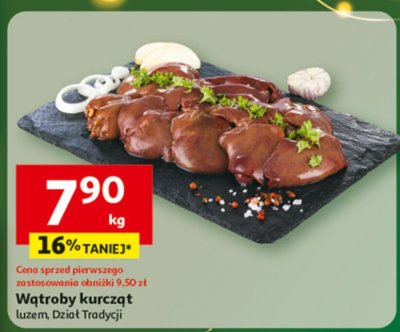 Wątroby kurczą luzem promocja w Auchan