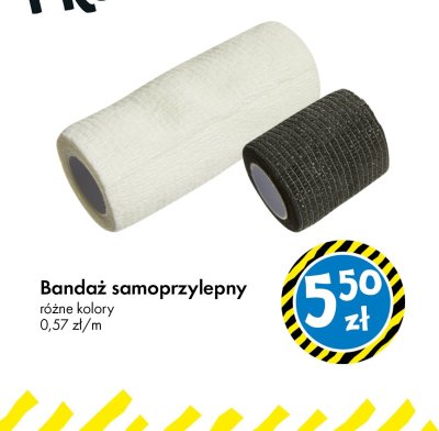Bandaż samoprzylepny różne kolory promocja w Tedi