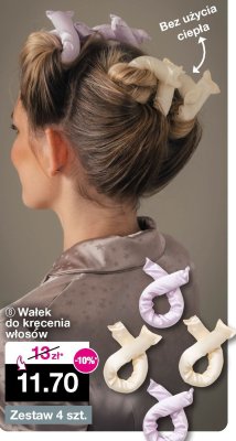 Wałek do kręcenia włosów, zestaw 4 szt. promocja w Woolworth