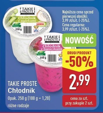 Chłodnik z buraczkami Takie proste promocja w Aldi