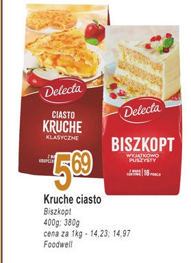 Ciasto kruche klasyczne z m膮ka krupczatk膮 Delecta promocja
