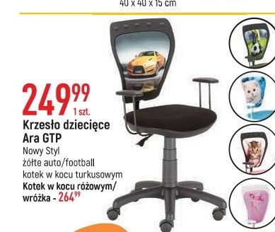 Krzes艂o ara gtp kotek w kocu r贸偶owym Nowy styl promocja