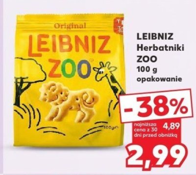 Herbatniki LEIBNIZ ZOO promocja w Kaufland