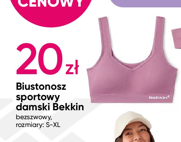 Biustonosz sportowy s-xl Bekkin promocja