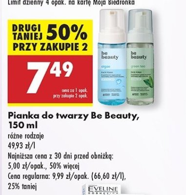 Pianka do twarzy sensitive Be beauty Be beauty care promocja