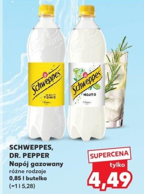 Napój gazowany różne rodzaje Schweppes, Dr. Pepper promocja w Kaufland