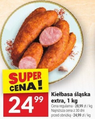 Kiełbasa śląska extra promocja w Twój Market