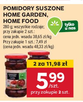 Pomidory suszone Home garden promocja w Stokrotka