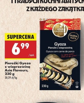 Pierożki gyoza z wieprzowiną Asia flavours promocja