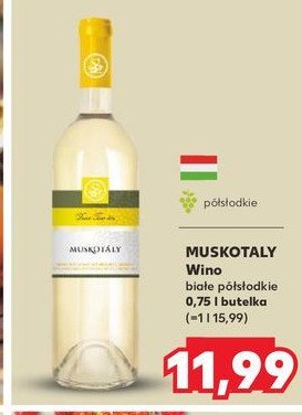 Wino półsłodkie MUSKOTALY promocja