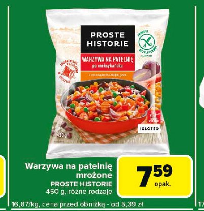 Warzywa na patelnię po meksykańsku Iglotex proste historie promocja w Carrefour Express