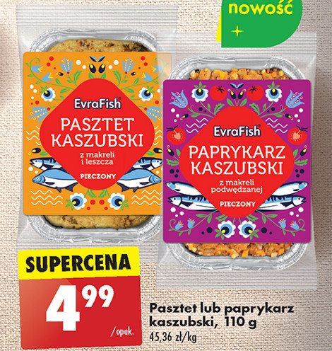 Pasztet kaszubskie Evrafish promocja