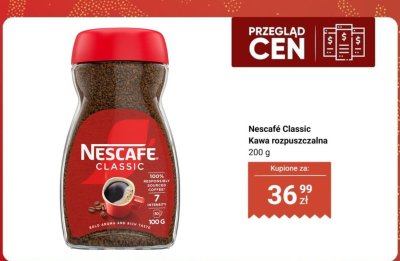 Kawa rozpuszczalna Nescafé Classic promocja w Biedronka