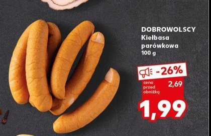 Kiełbasa parówkowa Dobrowolscy promocja