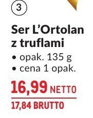 Ser L'Ortolan z truflami promocja w Makro