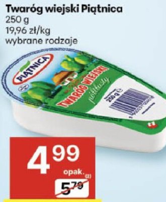 Twaróg wiejski Piątnica promocja w Delikatesy Centrum