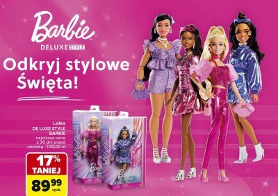 Lalka Barbie Deluxe Style różne rodzaje promocja w Carrefour