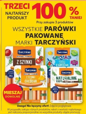 Parówki pakowane wszystkie rodzaje promocja w Kaufland