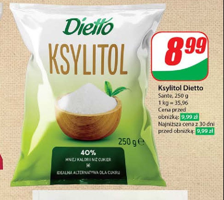 Ksylitol Dietto promocja w Dino