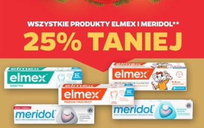 Pasta do zębów Elmex i Meridol promocja w Netto