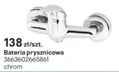 Bateria prysznicowa Eidar promocja w Castorama