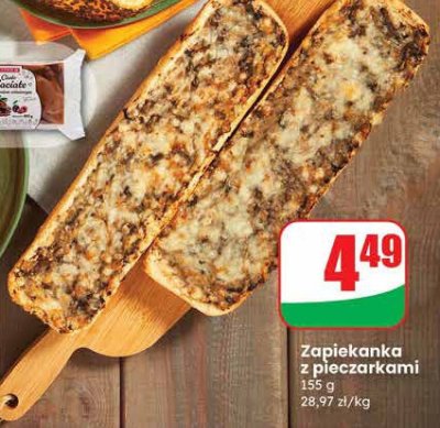Zapiekanka z pieczarkami Well done promocja w Dino