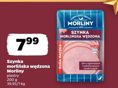 Szynka morlińska wędzona Morliny promocja w Netto