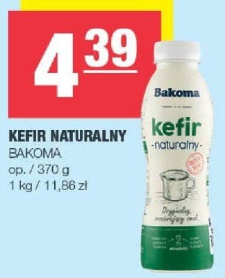 Kefir naturalny Bakoma promocja w SPAR
